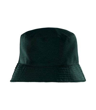 Mens core reversible bucket hat bottle green/white Result Genuine Recycled