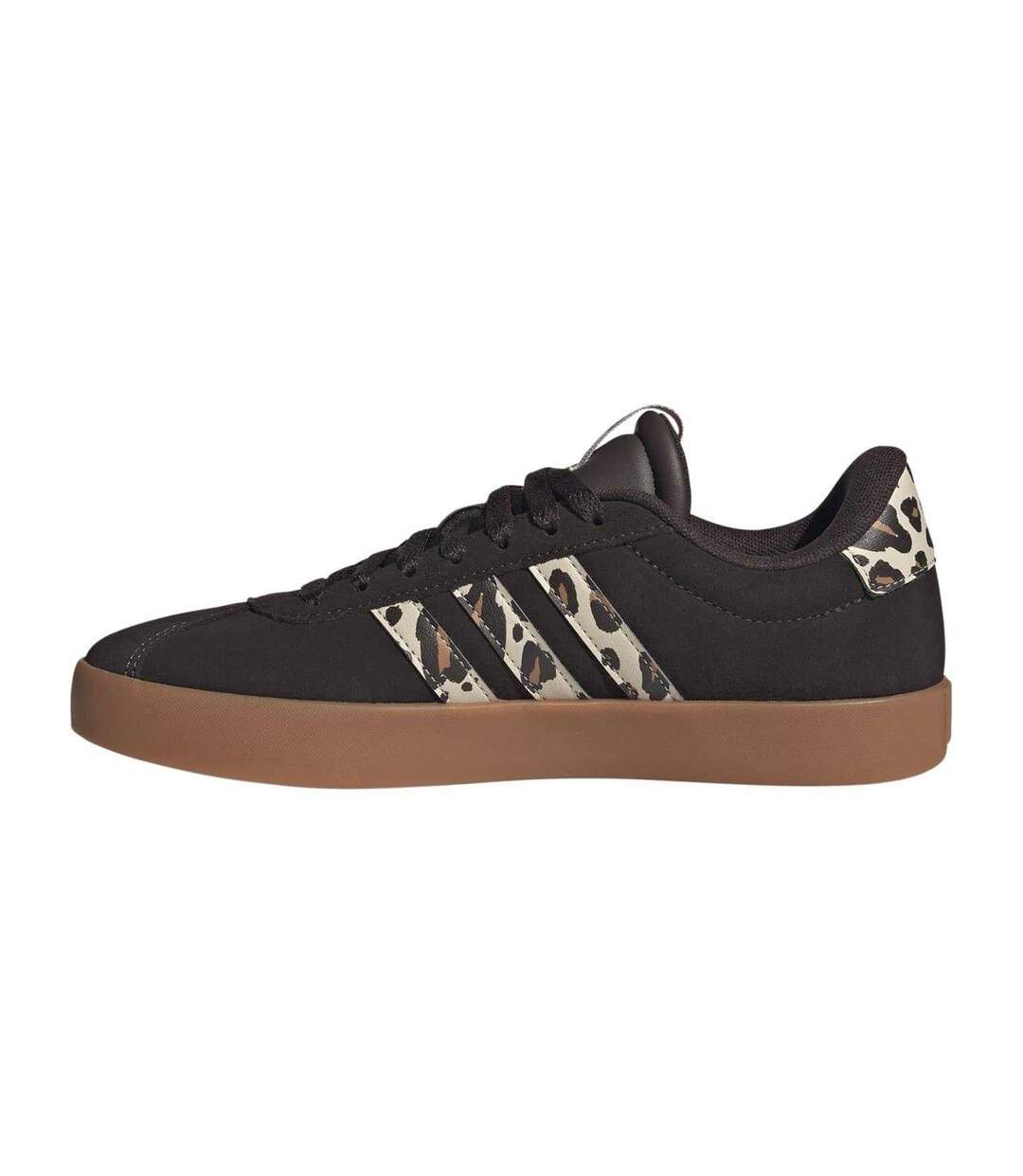 Baskets Vl Court 3.0 Femme Marron Beige Noir Adidas-4