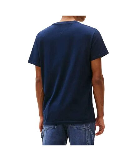 T-shirt marine homme tommy hilfiger tjm slim linear ches-dark