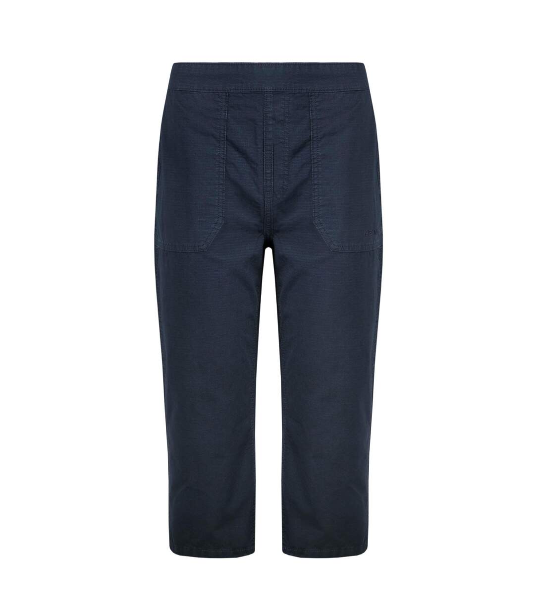 Womens/ladies anyar ripstop 3/4 length trousers navy Weird Fish-1