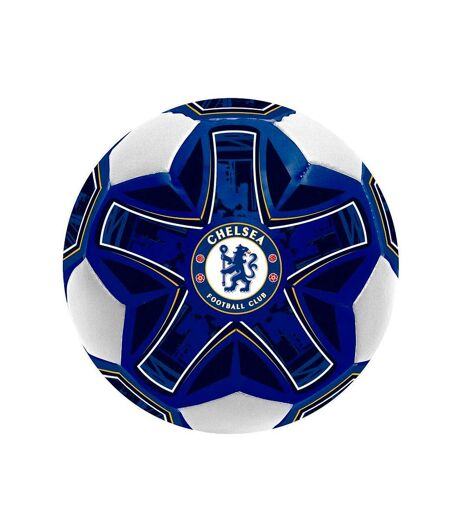 Chelsea FC - Mini ballon de foot (Bleu / Blanc) (10,16 cm) - UTRD2869