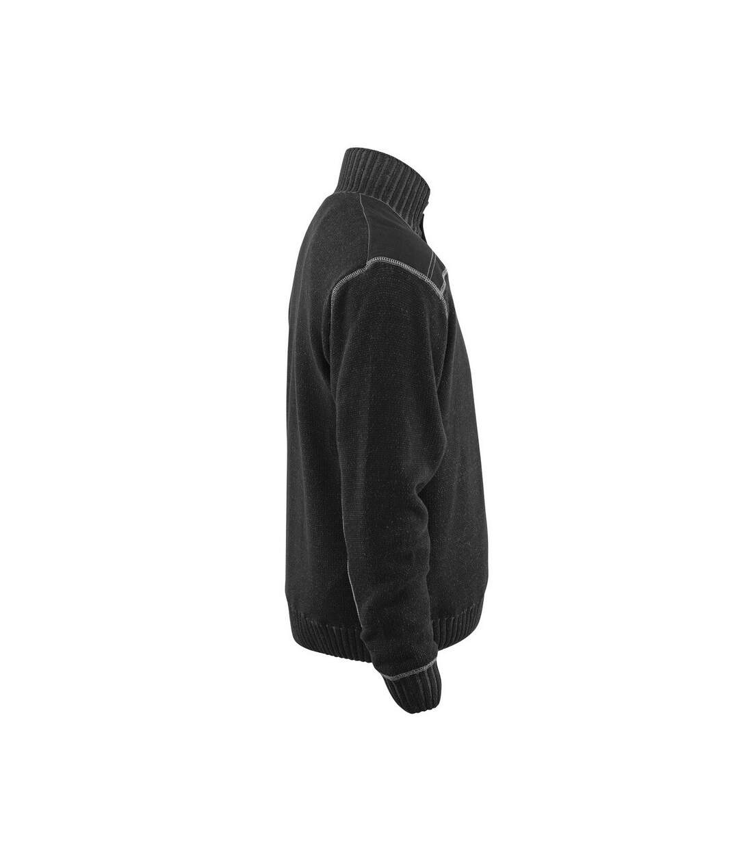 Mens Naxos Frontline Jumper Black Mascot-4