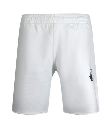 Short De Jogging Motif/style Flèche Caravaggio Adulte Blanc Off-White