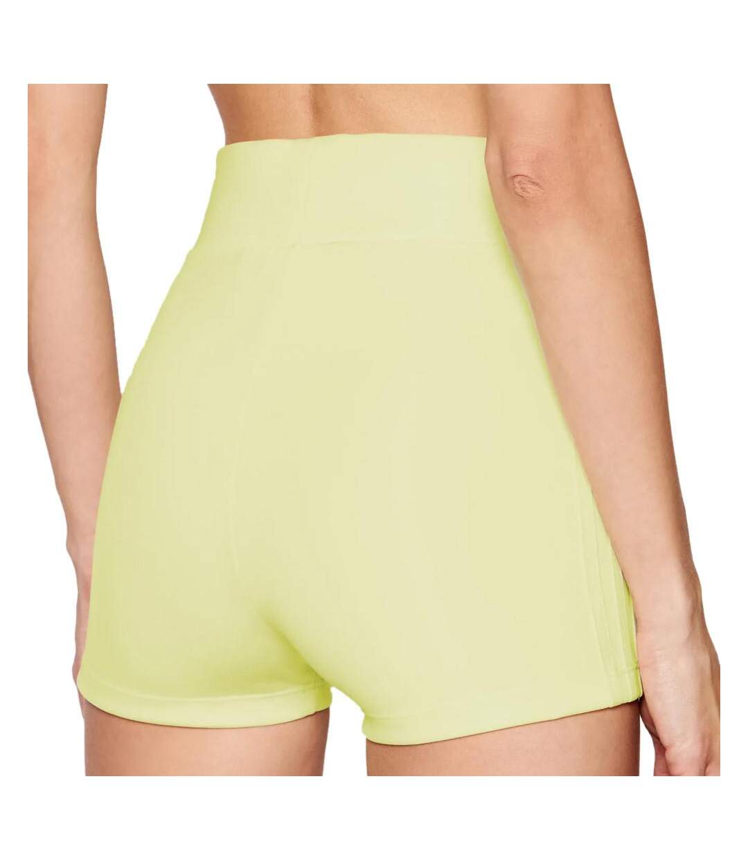 Short cycliste jaune femme adidas booty - 36-2