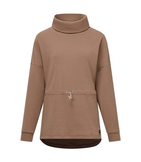 Polaire Motif/style Col Roulé Femme Marron Foncé Regatta