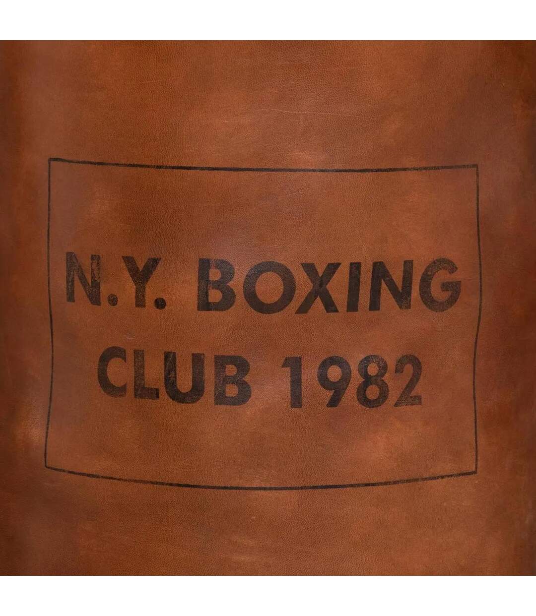 Sac de Boxe en Cuir Déco Loft 100cm Marron-2