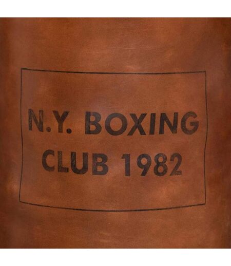 Sac de Boxe en Cuir Déco Loft 100cm Marron