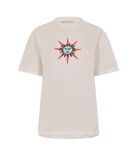 Womens/ladies Morocco Sun T-shirt White Never Fully Dressed
