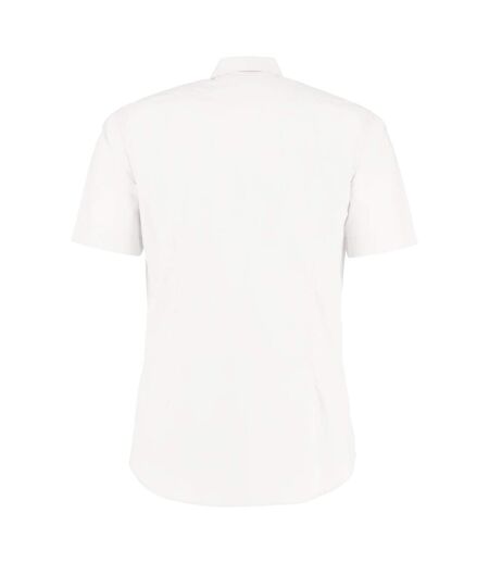 Chemise à manches courtes homme blanc Kustom Kit