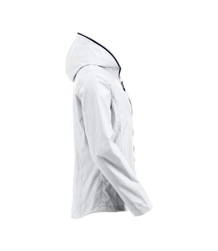 Clique Womens/Ladies Seabrook Hooded Jacket (White) - UTUB120