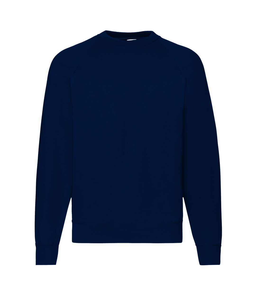 Mens Raglan Sleeve Belcorosweatshirt Deep Navy Fruit Of The Loom-1