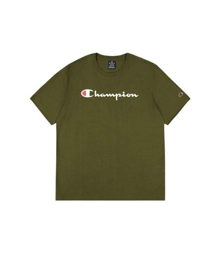 T-shirt Manches Courtes Homme Vert Champion