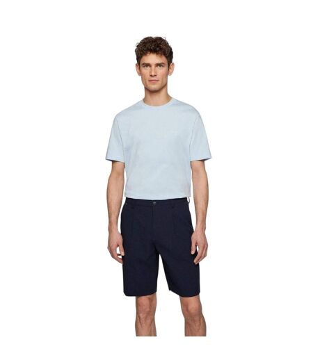 Mens Hbb Thompson Tonal Logo T-shirt Light Blue Boss