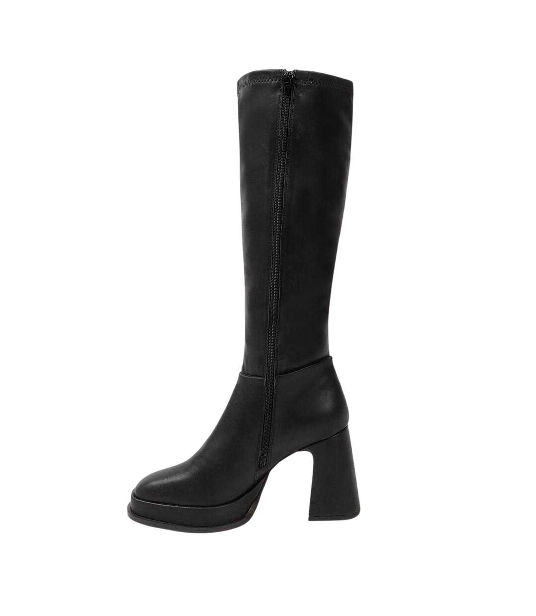 Bottes Hauteur Genoux Motif/style Rétro Femme Noir I Saw It First-3