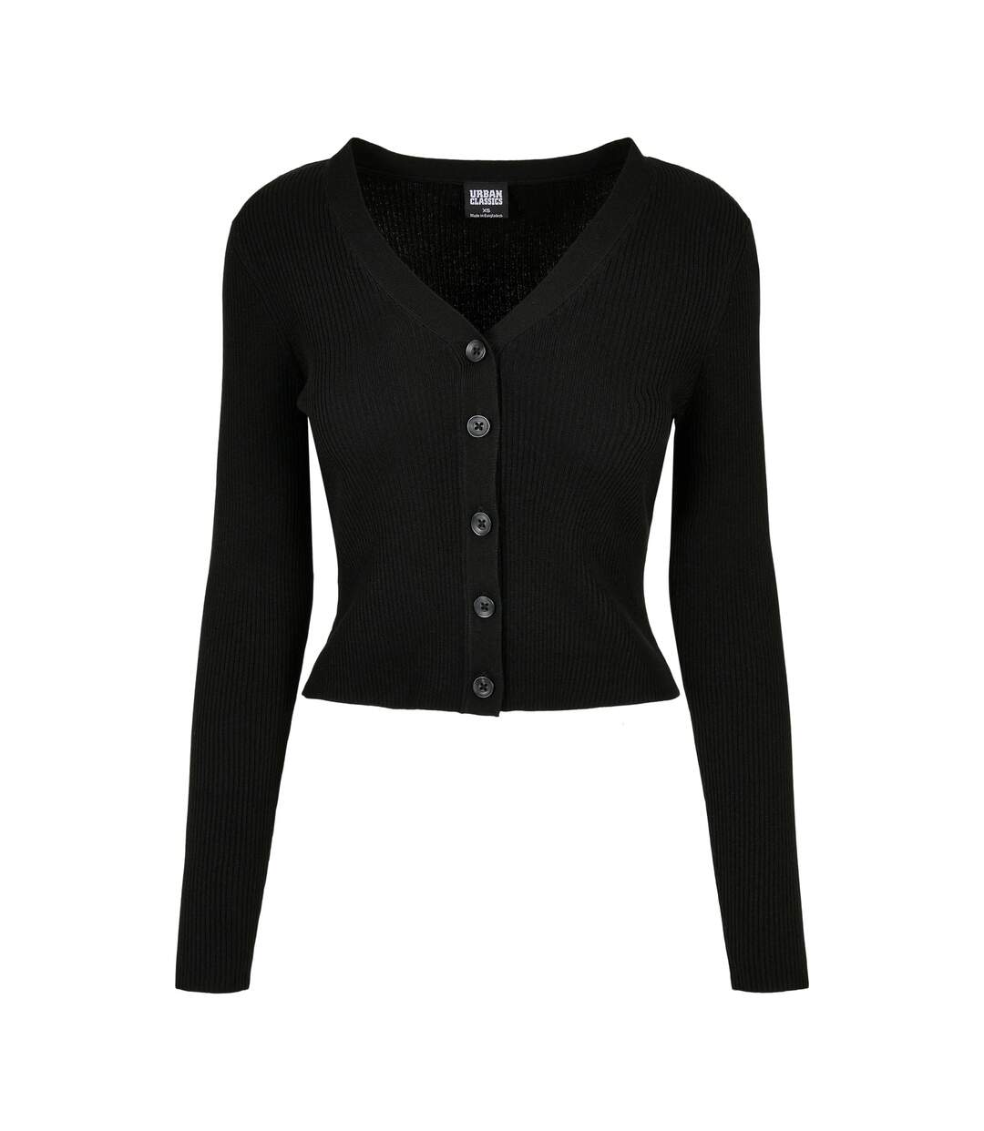 Cardigan Motif/style Courte Femme Noir Urban Classics-1