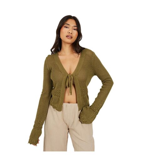 Cardigan Femme Kaki Clair Brave Soul