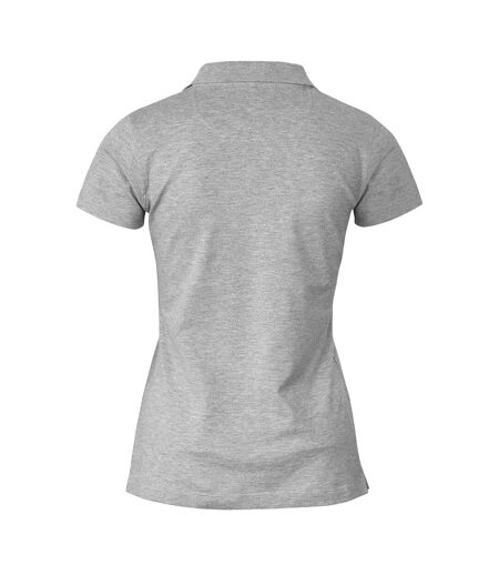 Nimbus Womens/Ladies Harvard Stretch Deluxe Polo Shirt (Grey Melange)