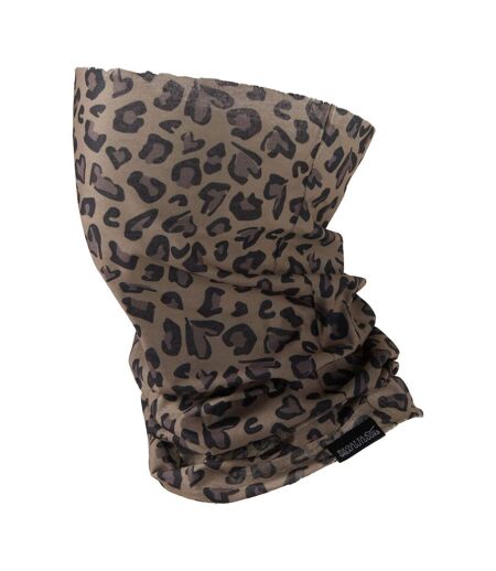 Childrens/kids Multitube Ii Leopard Print Snood One Size Mocha Regatta