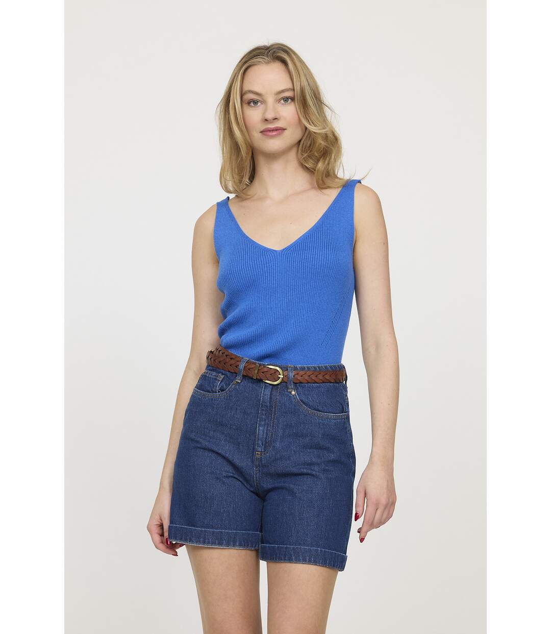Maille sans manches coton regular ALLA-1