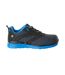 Mens Footwear Carbon Leather Safety Shoes Black Royal Blue Mascot-2
