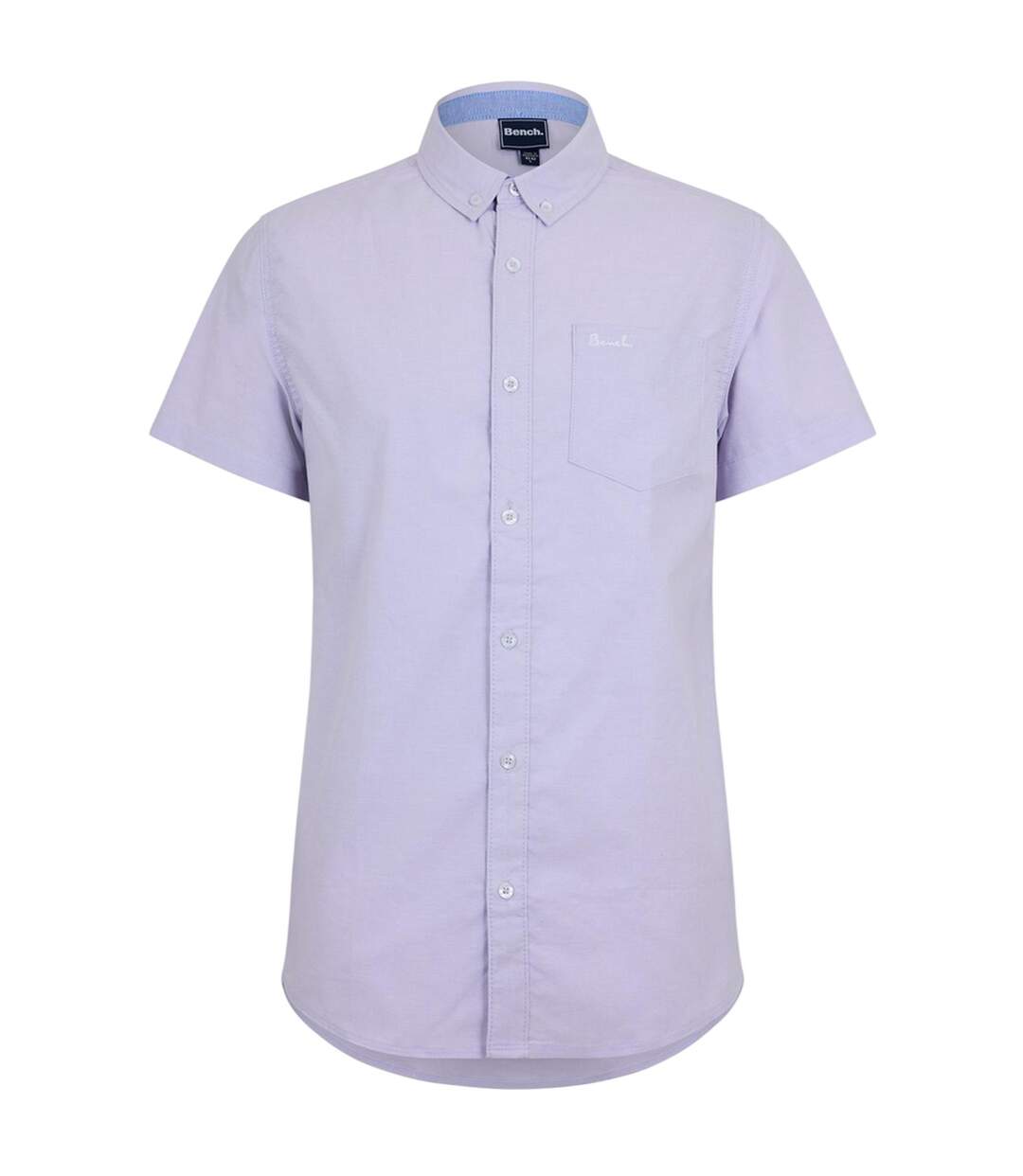Chemise Manches Courtes Motif/style Uni Homme Lilas Bench-1