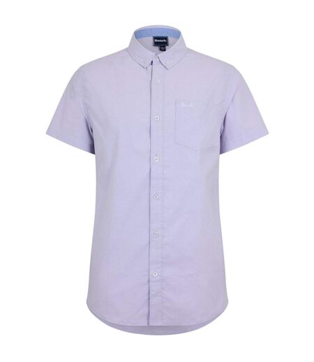 Chemise Manches Courtes Motif/style Uni Homme Lilas Bench