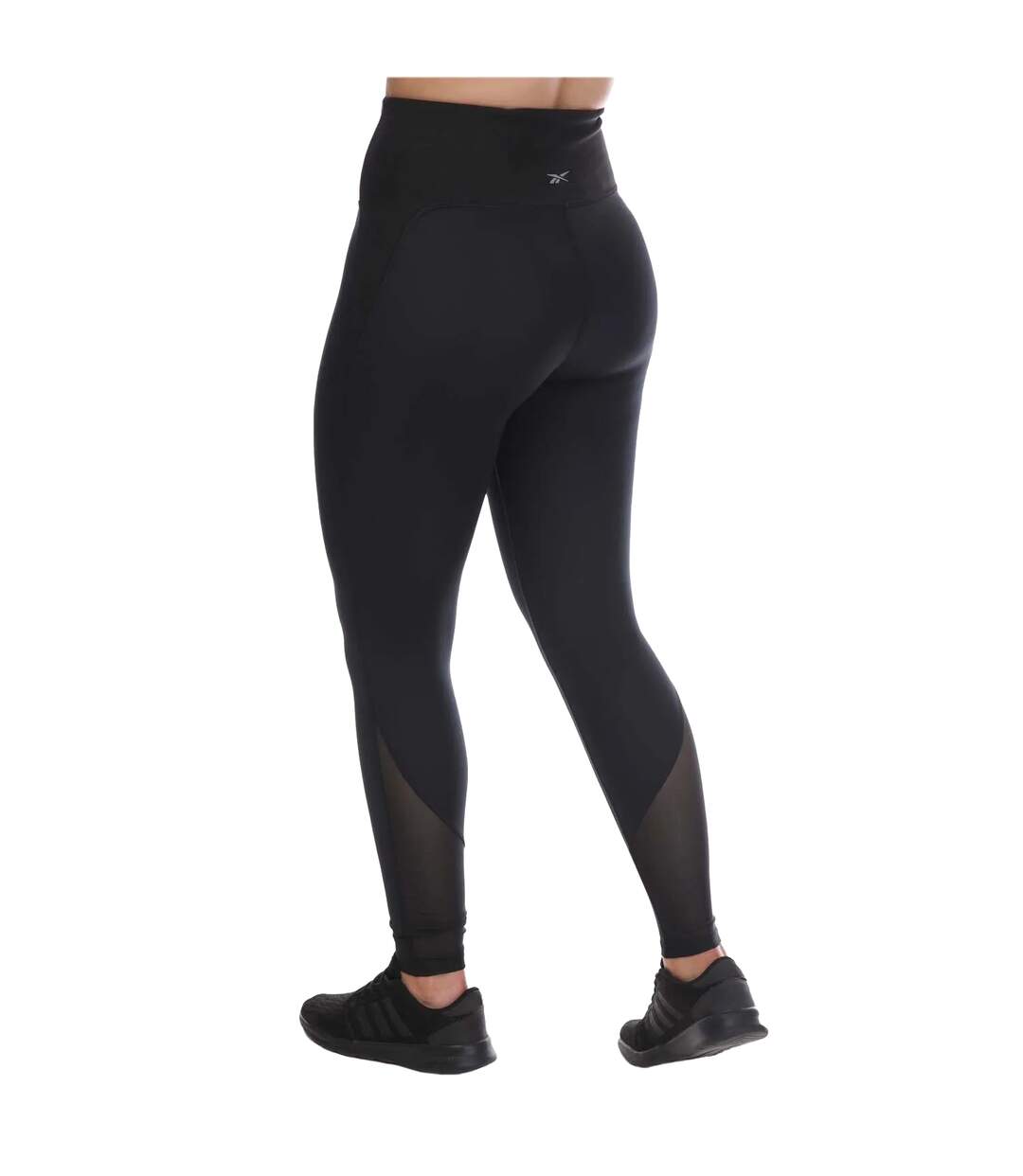 Womens/ladies lux perform high rise leggings black Reebok-2