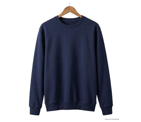 Sweat uni ras cou E213