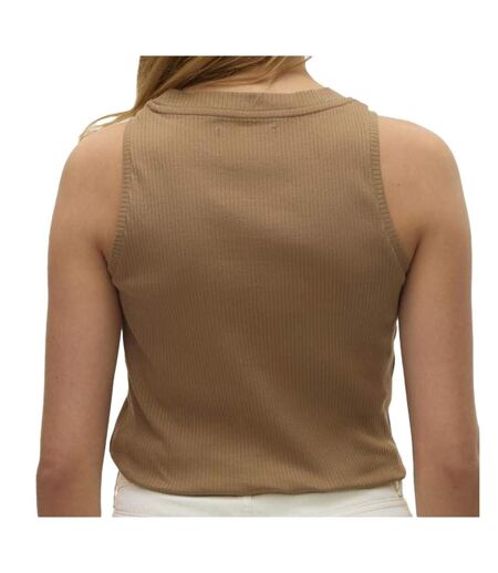Débardeur marron femme vero moda lavender - s