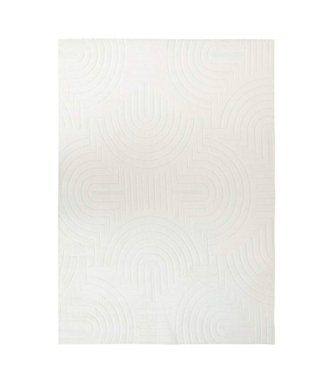 Tapis Imitation Fourrure Arka 120x170cm Ivoire-1