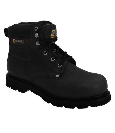 Grafters Mens Gladiator Safety Boots (Black) - UTDF669