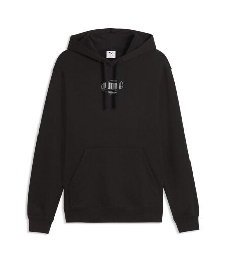 Sweat à capuche noir femme puma story