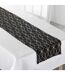 Nappe & Chemin de Table Elipsa 140x250cm Blanc & Noir-1