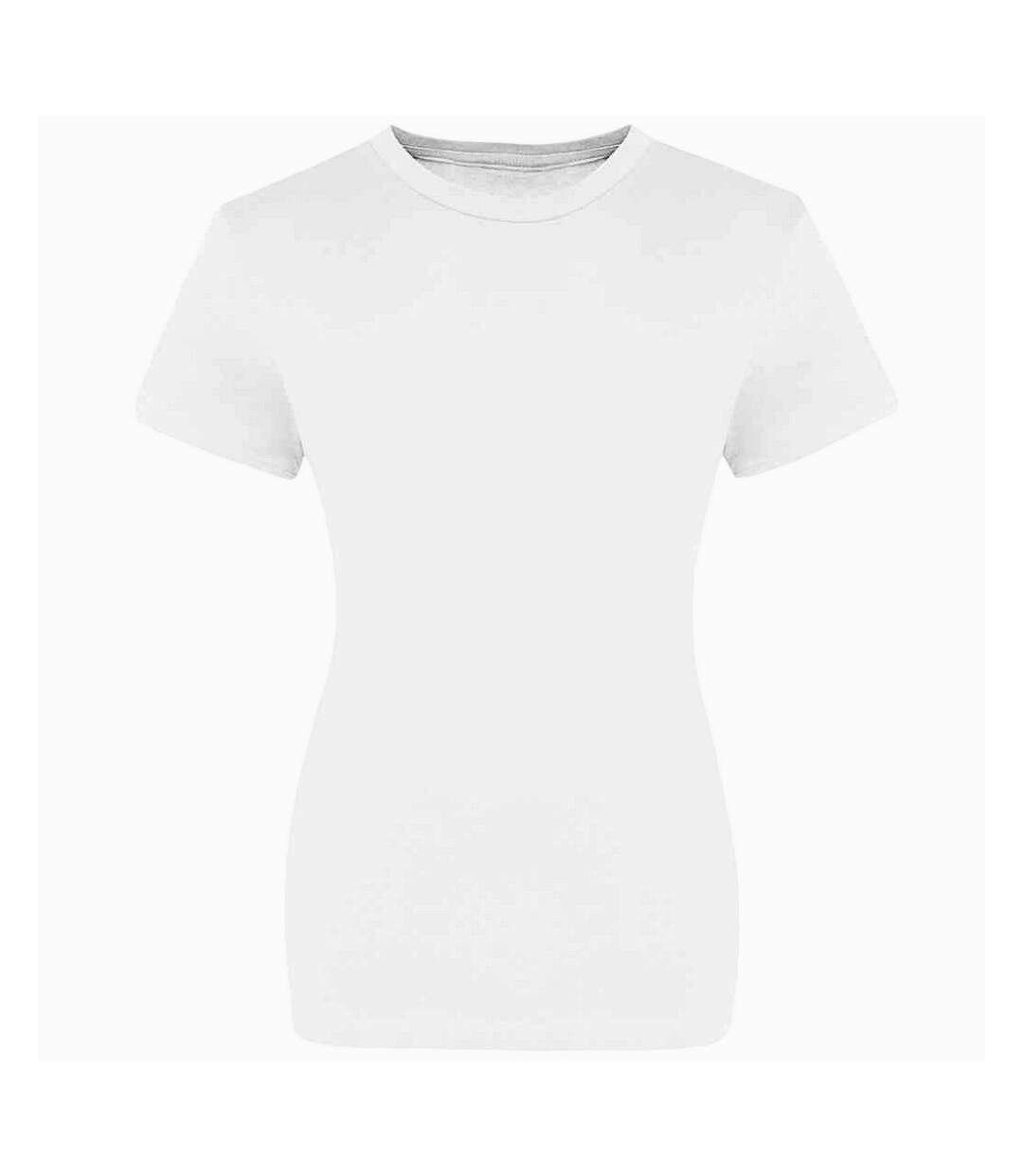 Womens/ladies the 100 t-shirt white Awdis