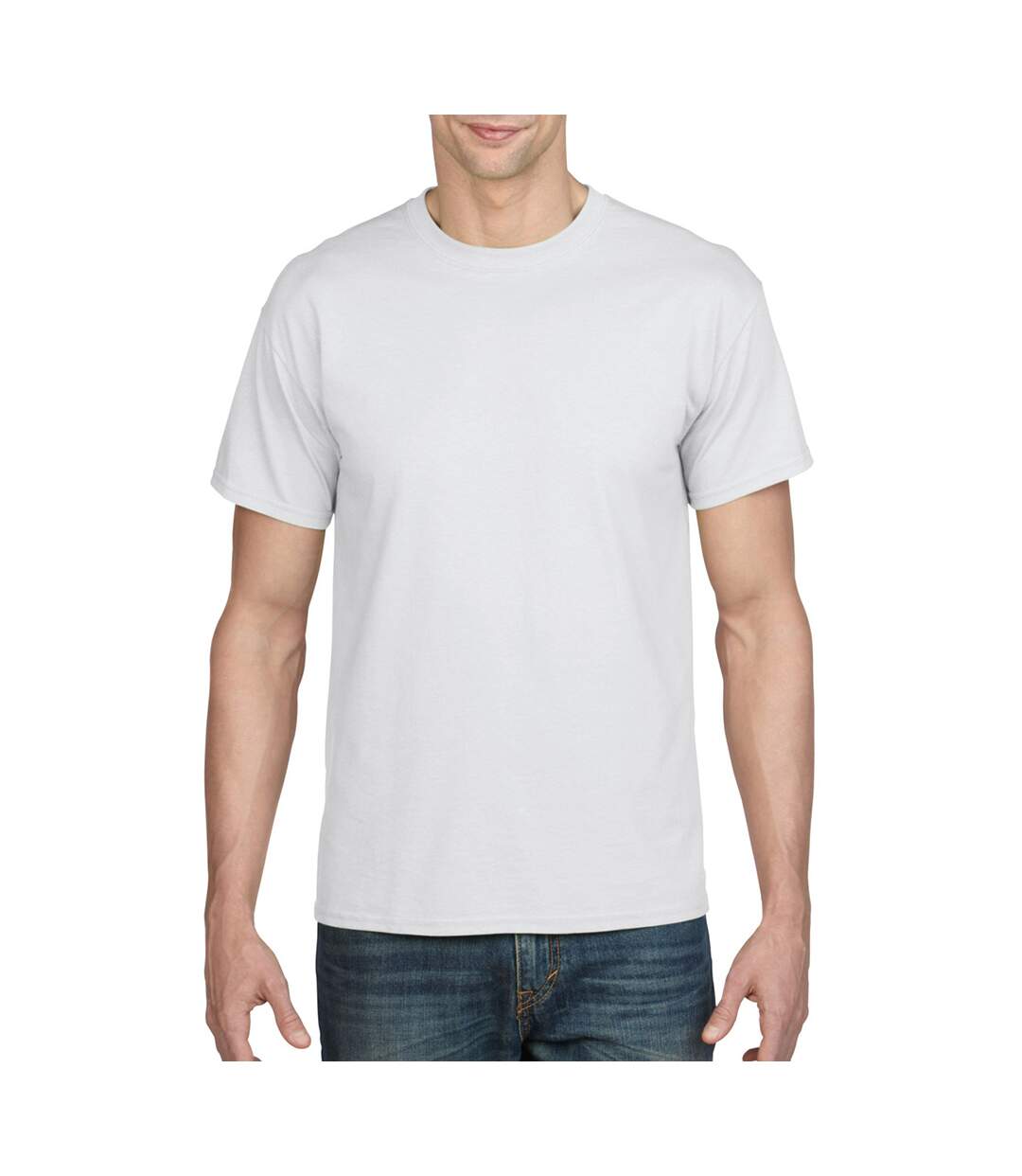 Dryblend T-shirt De Sport Homme Blanc Gildan-1