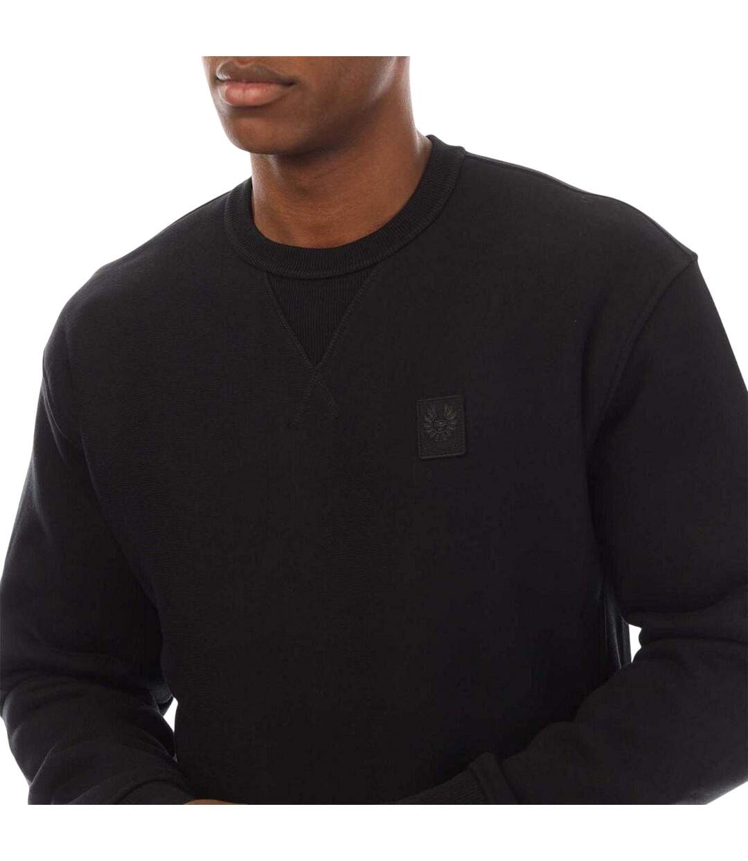 Sweat Hockley Homme Noir Belstaff-3