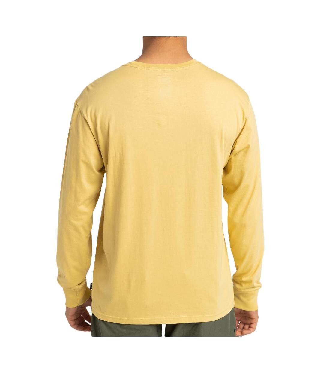 T-Shirt manches longues jaune homme billabong stamp-2