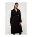 Dorothy Perkins Womens/Ladies Longline Belt Petite Coat (Black)
