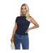 Haut 1 Épaule Femme Bleu Marine Ax-1