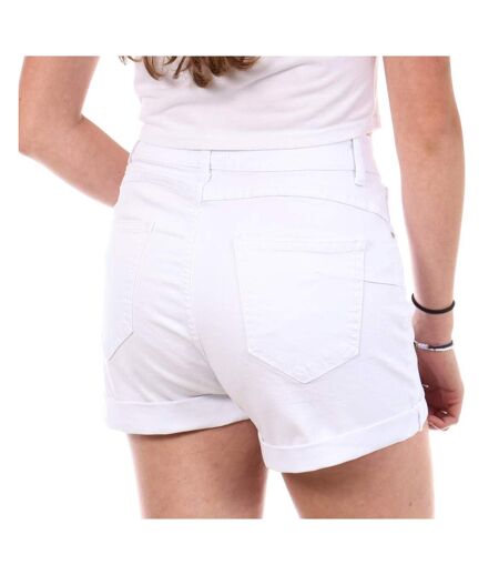Short blanc femme monday premium lw526 - m