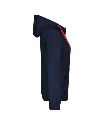Veste Femme Bleu Marine Rouge James And Nicholson
