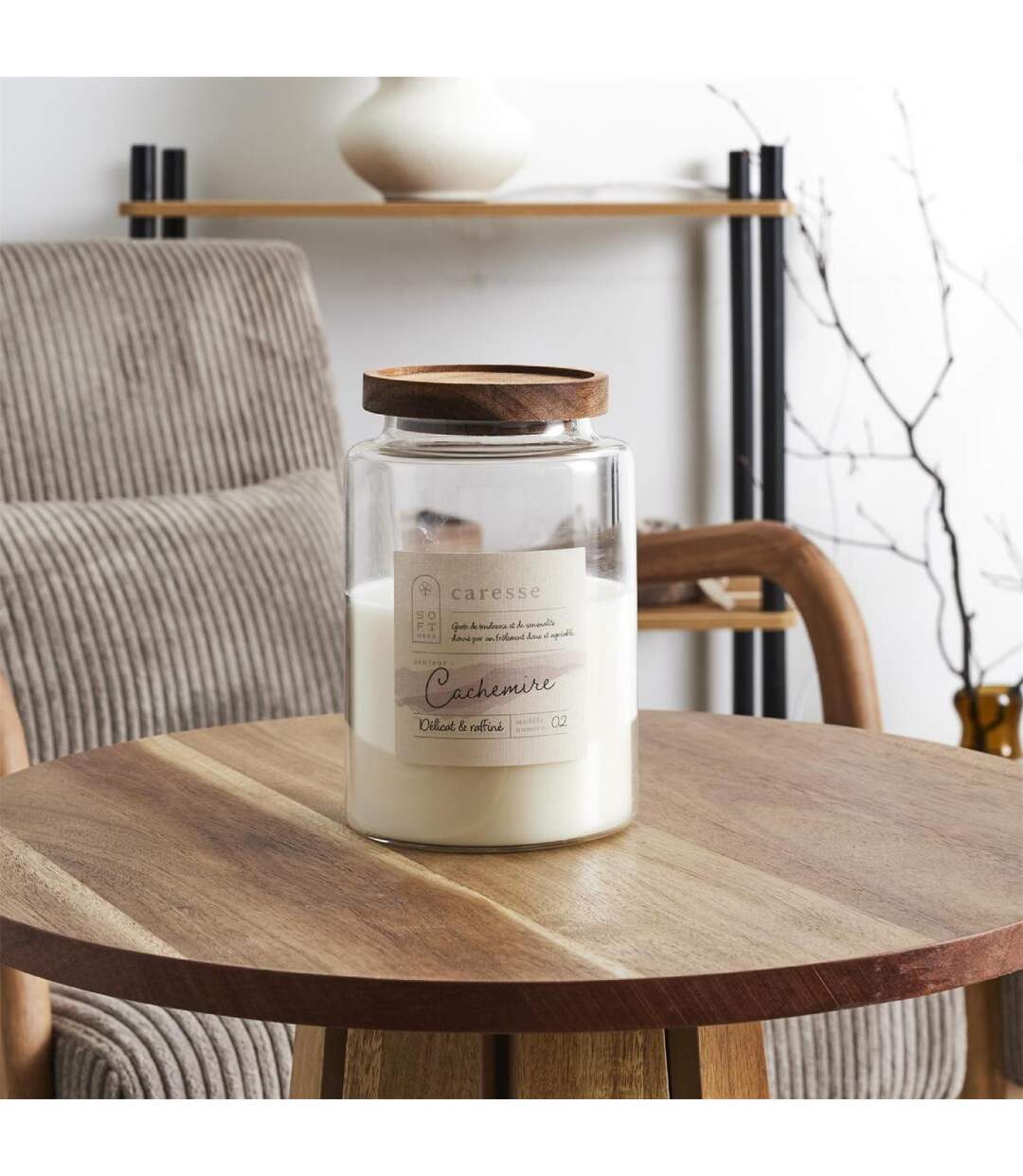 Bougie Parfumée Softness 650g Cachemire-3