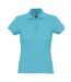 SOLS Womens/Ladies Passion Pique Short Sleeve Polo Shirt (Blue Atoll) - UTPC317