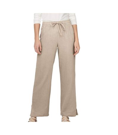 Pantalon Beige Femme JDY Theis Wide - XXL-L32