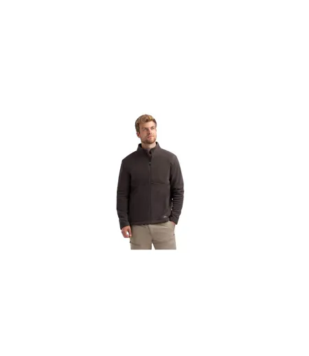 Veste Polaire Unie Col Montant Fyne Homme Anthracite Trespass