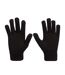 Unisex Adult Knitted Gloves Black Print Slazenger-2