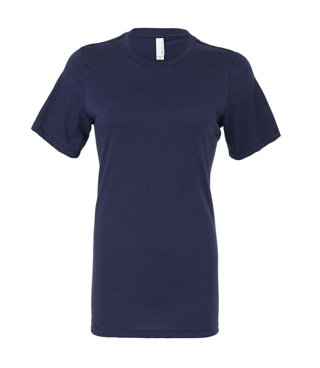 T-shirt femme bleu marine Bella + Canvas-2