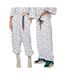 Pantalon blanc/noir mixte kaporal vogg-1