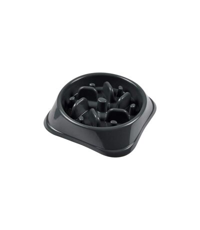 Gamelle pour Chien & Chat Anti-Glouton 19cm Anthracite