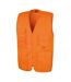 Gilet Safari Homme Orange WORK-GUARD By Result-1